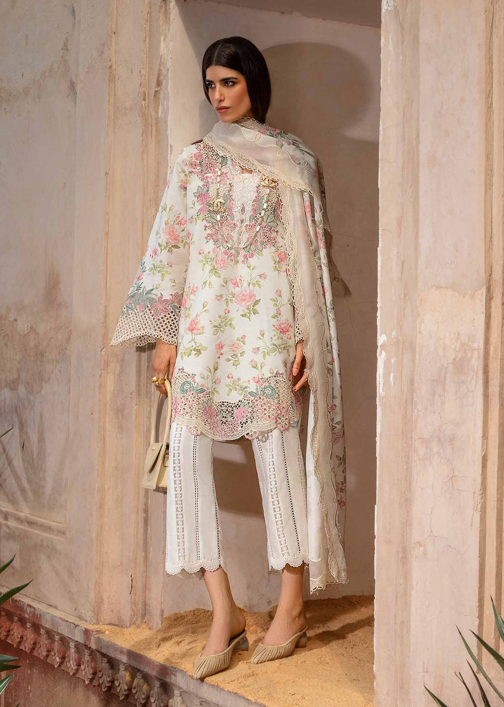 CRIMSON | A FLOWER NAMED PEACE | UNSTITCHED LAWN 3PC