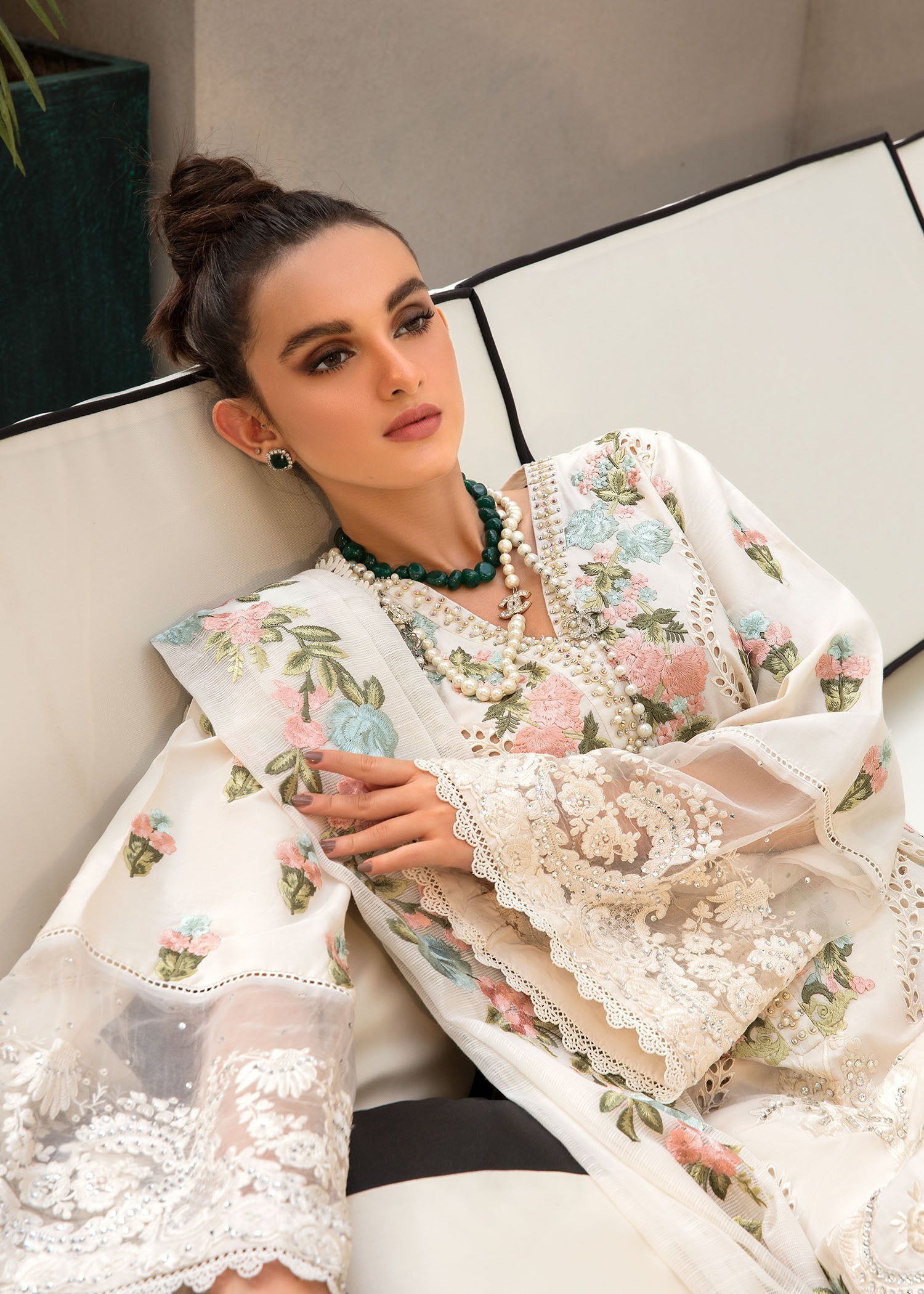 CRIMSON | Monsoon Blooms | UNSTITCHED LAWN 3PC