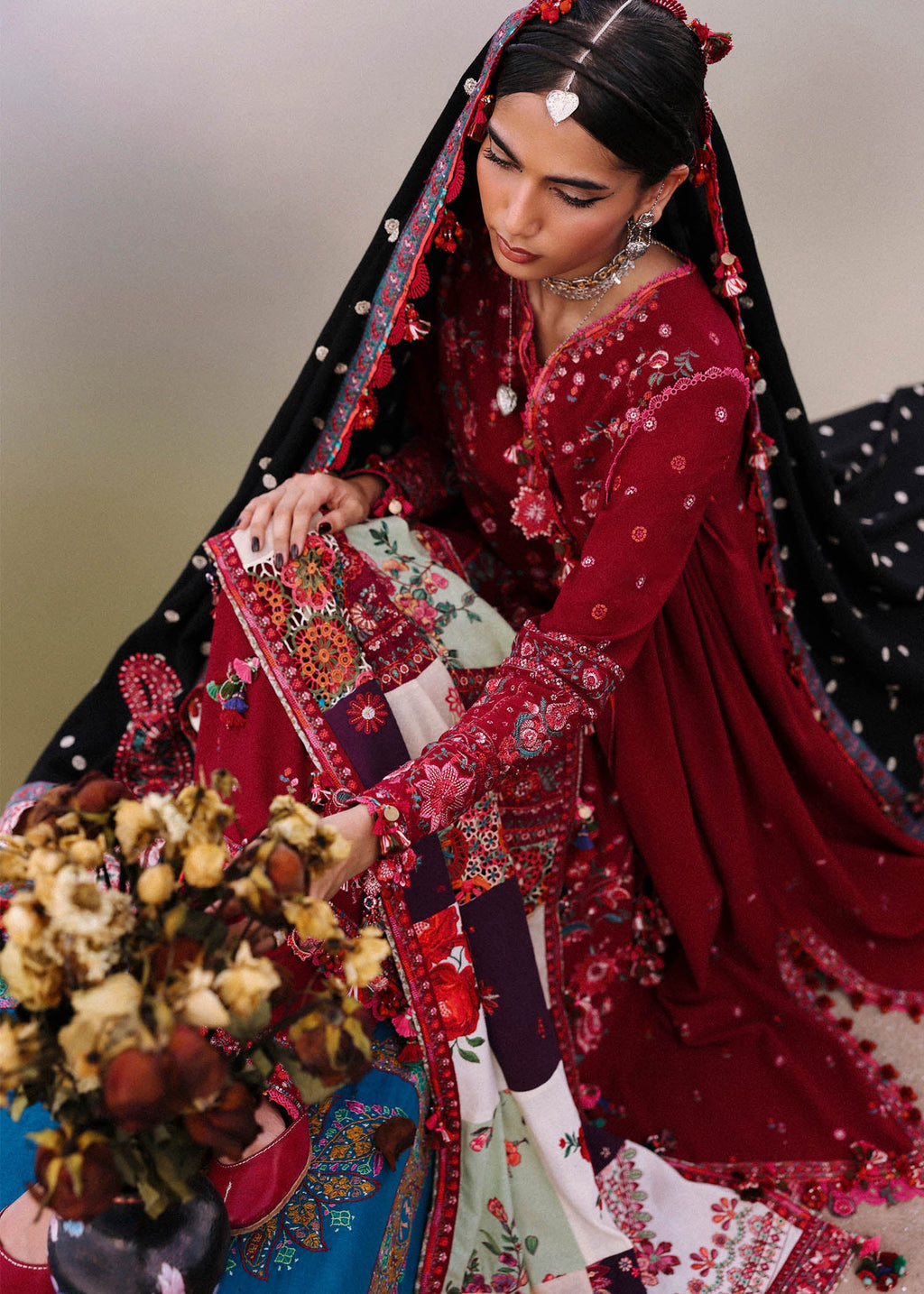 HUSSAIN REHAR | Pankhuri | UNSTITCHED LAWN 3PC