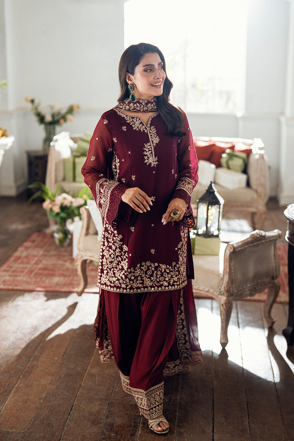 AZURE | BERRY DUSK | UNSTITCHED LAWN 3PC