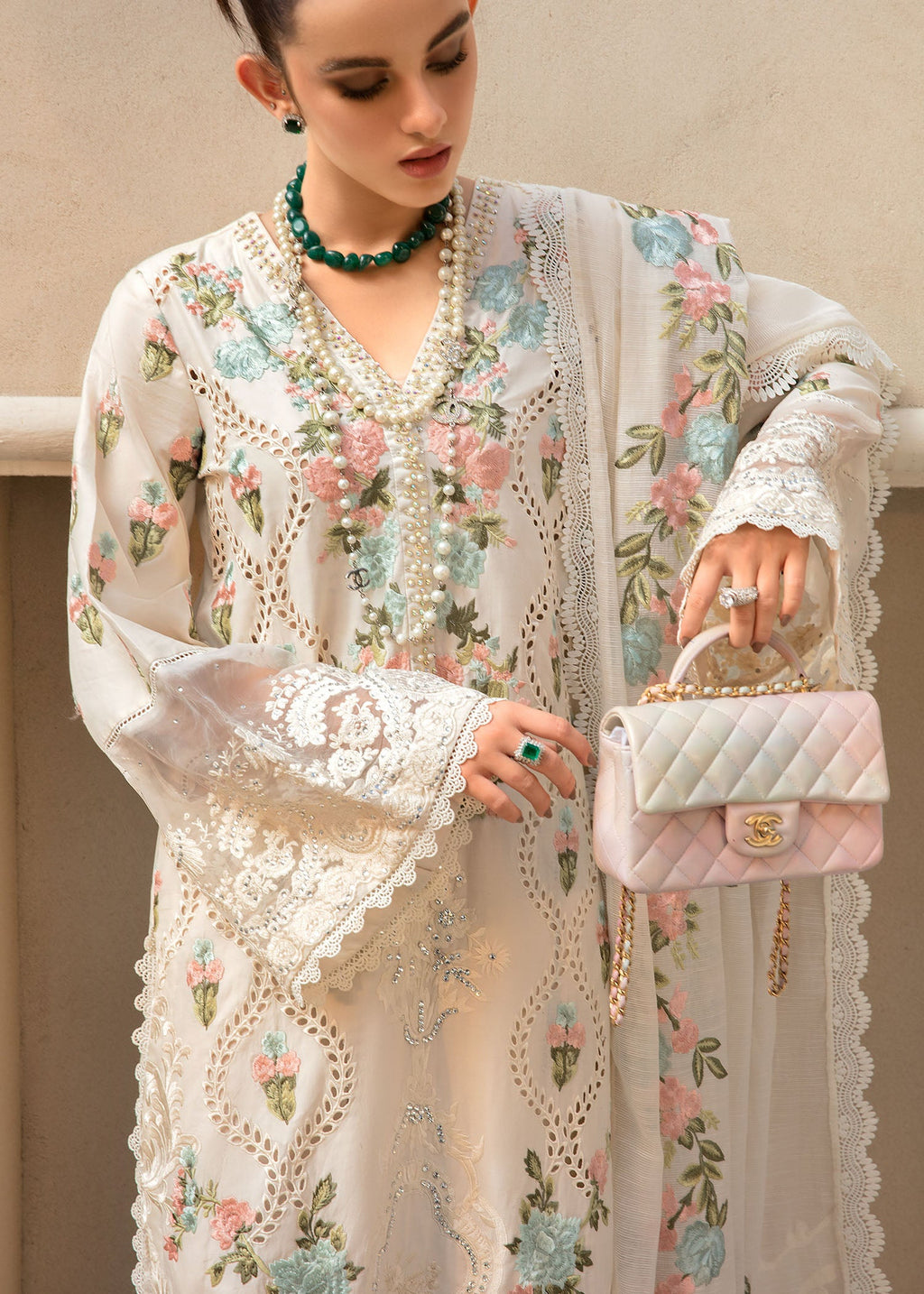 CRIMSON | Monsoon Blooms | UNSTITCHED LAWN 3PC
