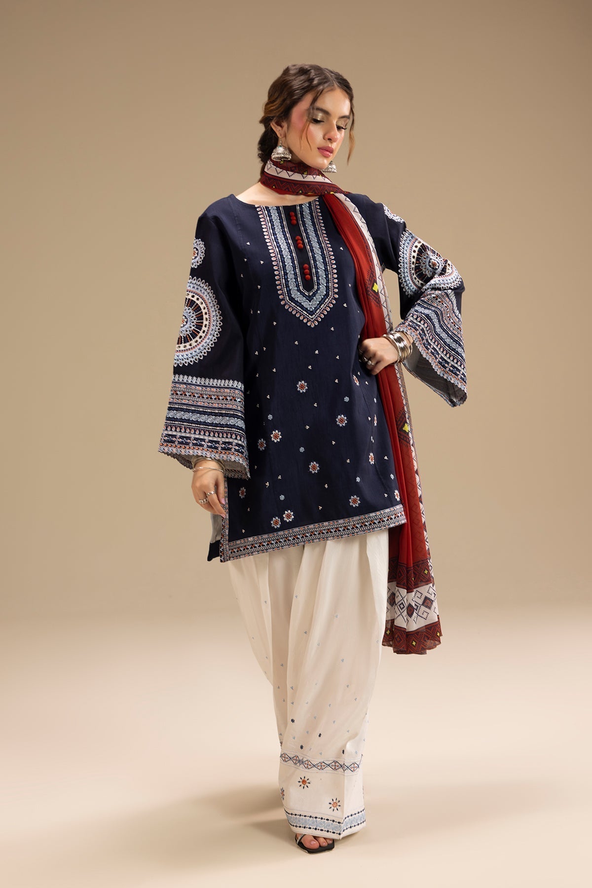 BAROQUE | UNSTITCHED LAWN 3PC