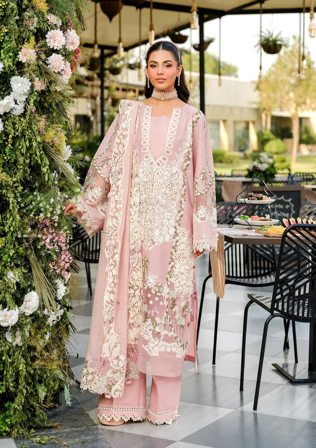 ELAF | OH MY ROSE | TEA PINK | UNSTITCHED LAWN 3PC