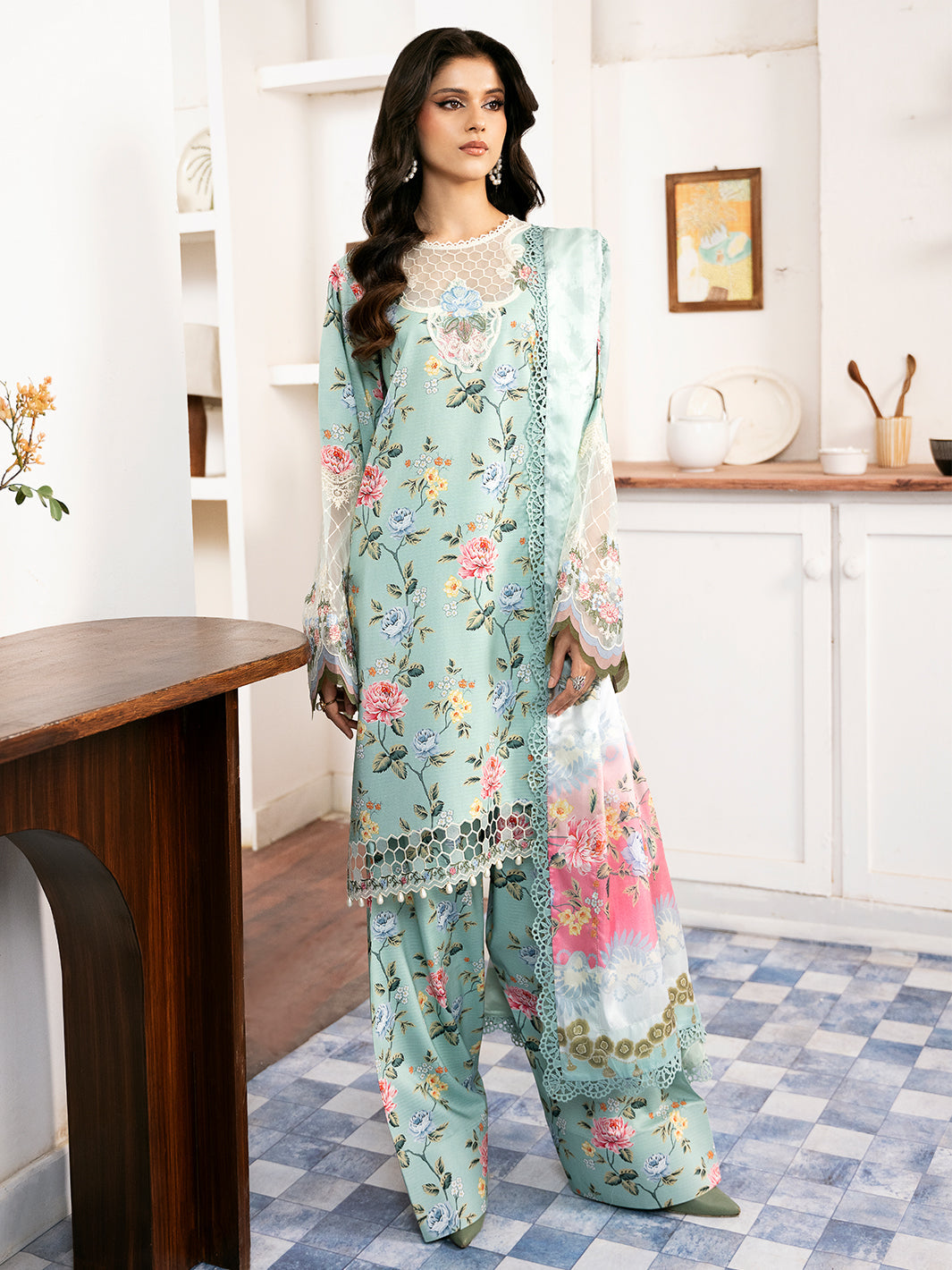 BIN ILYAS | UNSTITCHED SUMMER LAWN 3PC