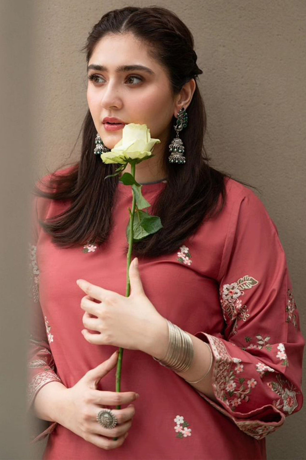 URGE - 2PC LAWN EMBROIDERED SHIRT AND TROUSER