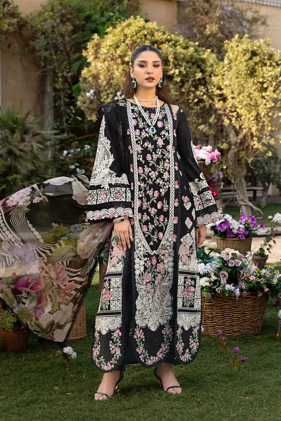 ELAF | MAHJABEEN | UNSTITCHED LAWN 3PC