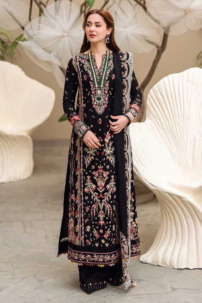 Qalamkar | UNSTITCHED | 3PC Lawn