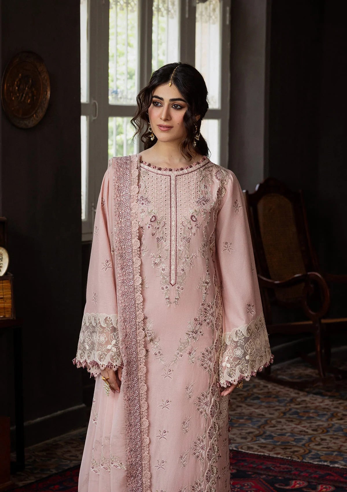 KAHF | ROSABELLE | UNSTITCHED LAWN 3PC
