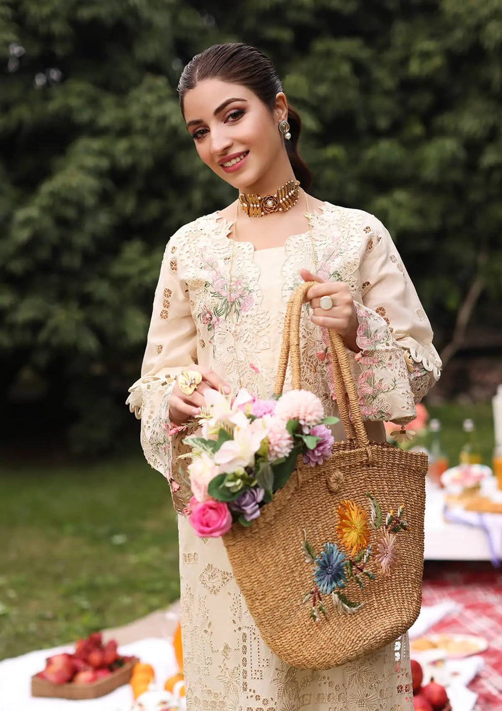 KAHF | SHIREEN | UNSTITCHED LAWN 3PC