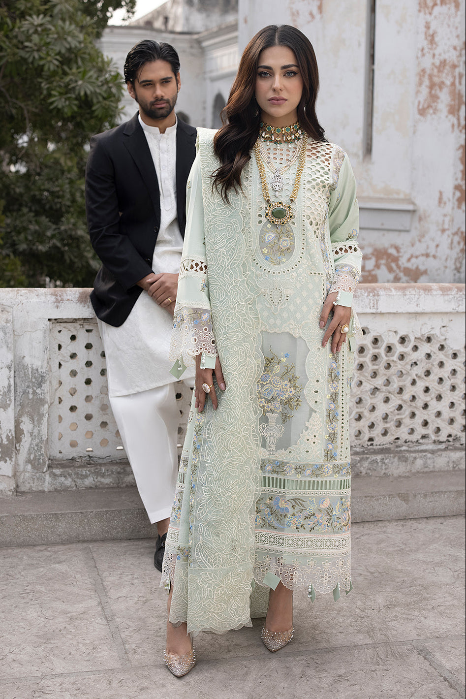 MAHNUR | SELINA | UNSTITCHED LAWN 3PC