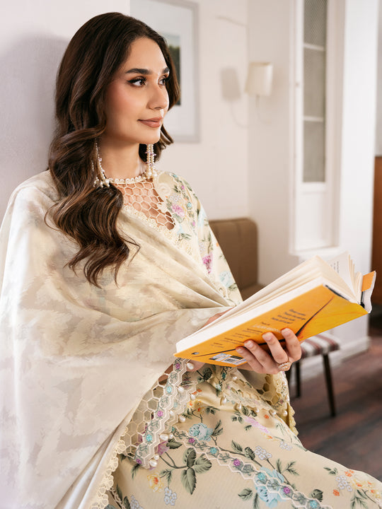 BIN ILYAS | NOURA | UNSTITCHED SUMMER LAWN 3PC