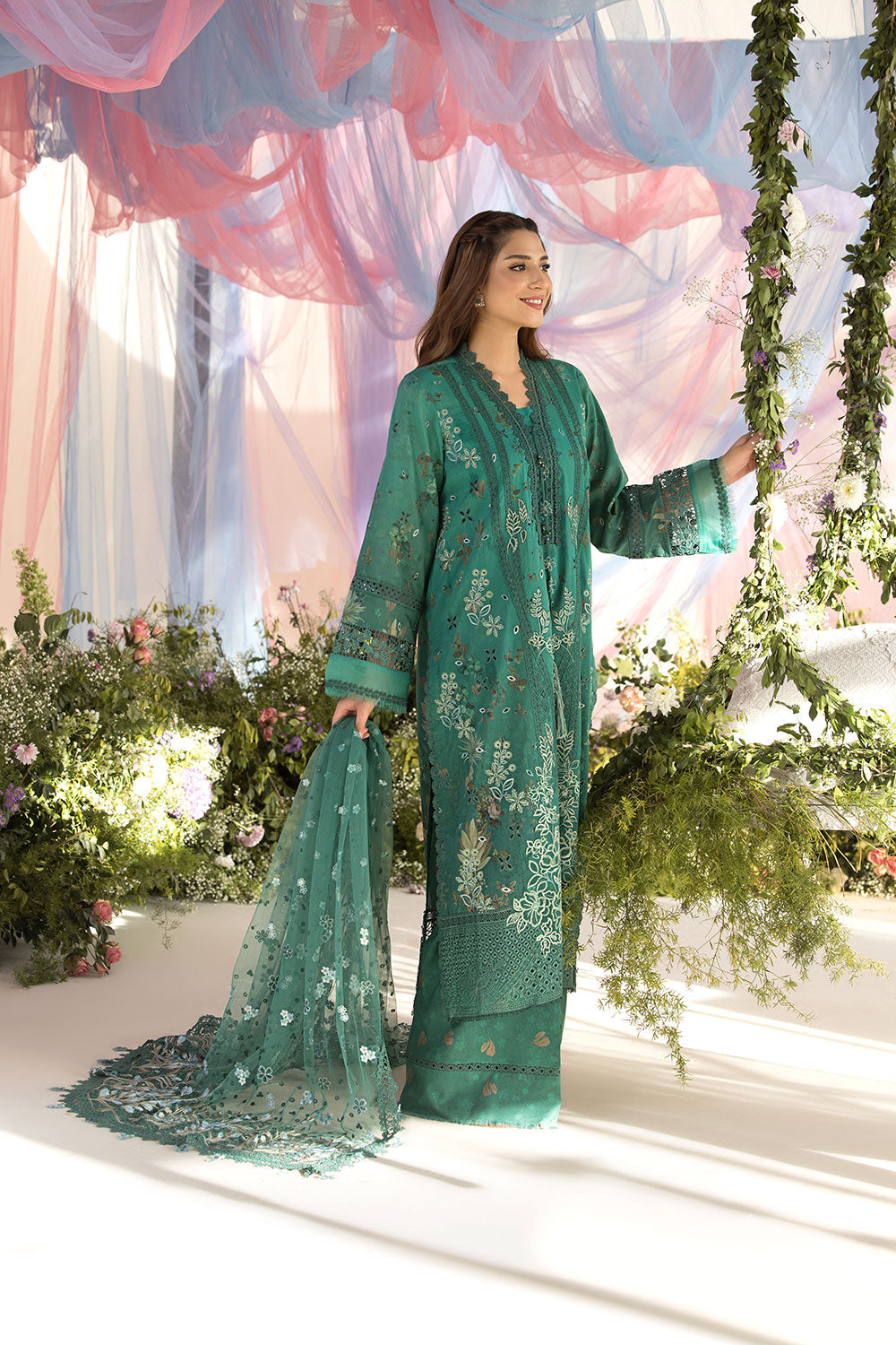 SOBIA NAZIR |UNSTITCHED LAWN 3PC | EID COLLECTION 2025