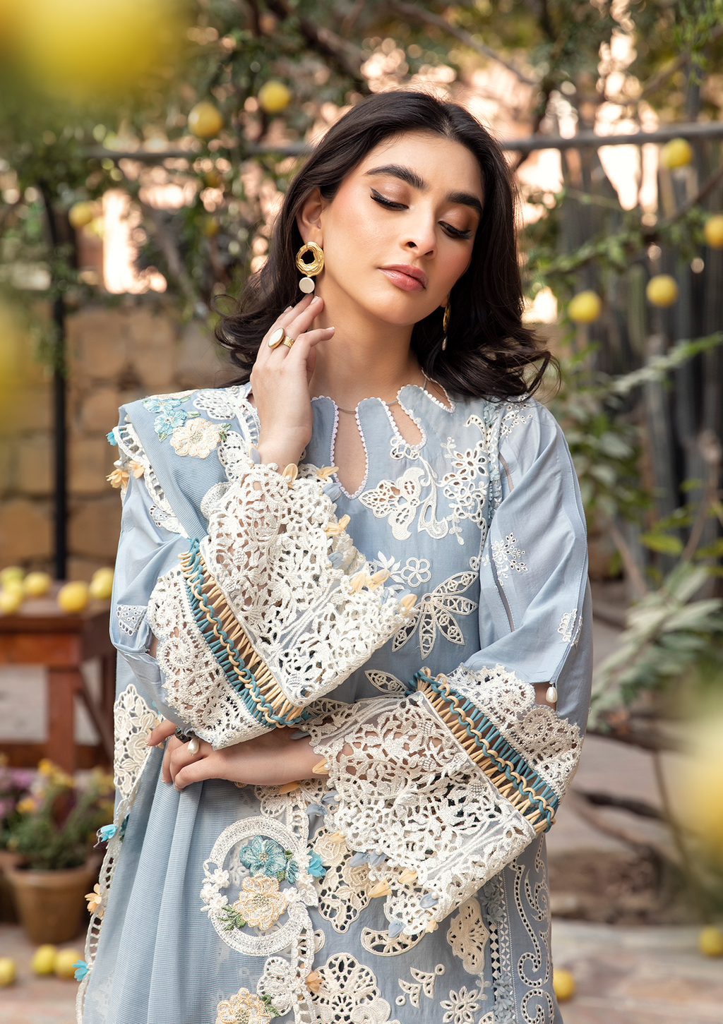 ELAF | MAHVEEN | UNSTITCHED LAWN 3PC