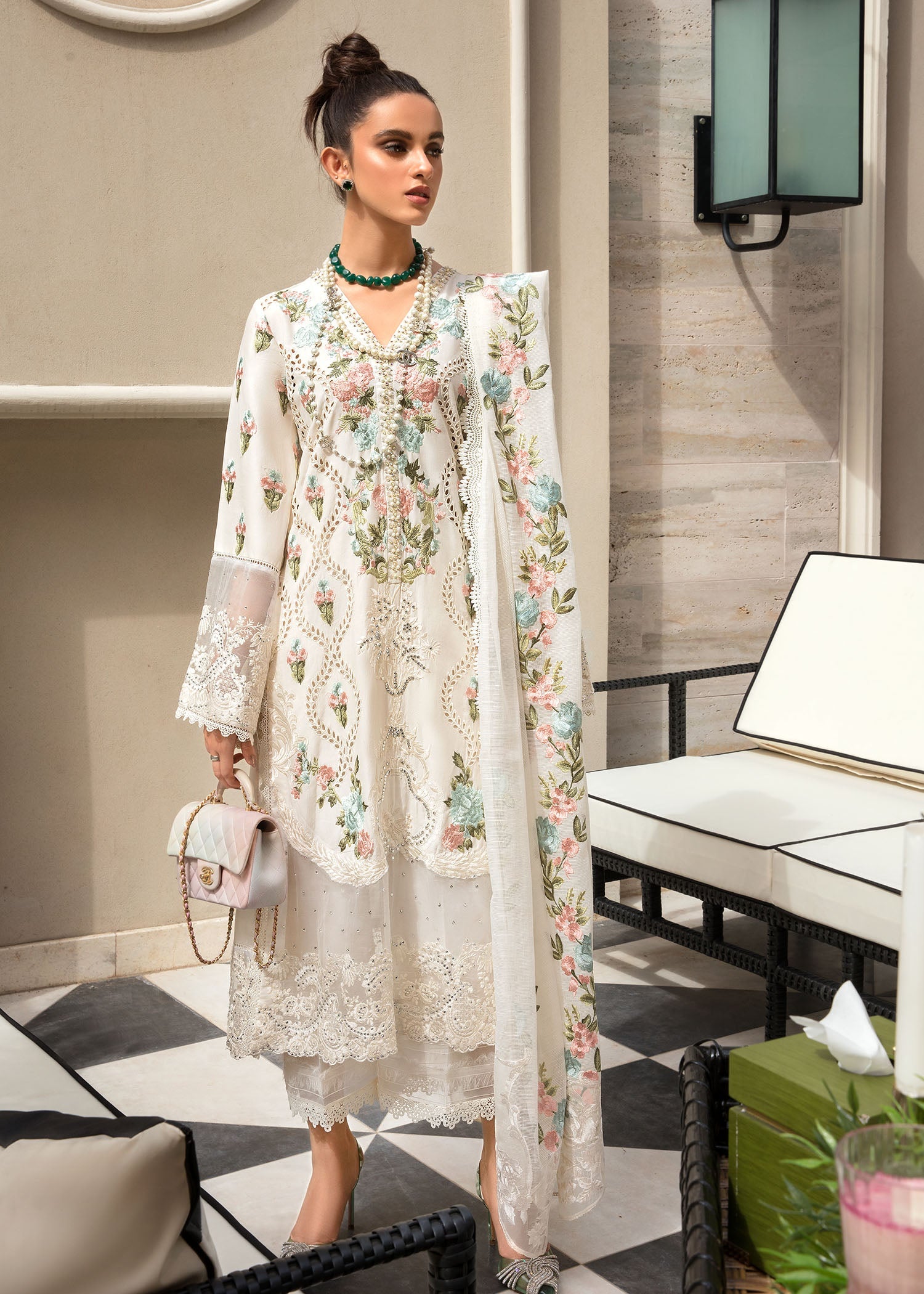 CRIMSON | Monsoon Blooms | UNSTITCHED LAWN 3PC