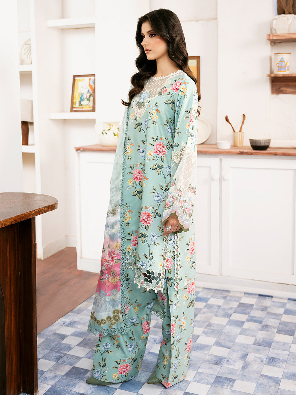 BIN ILYAS | UNSTITCHED SUMMER LAWN 3PC