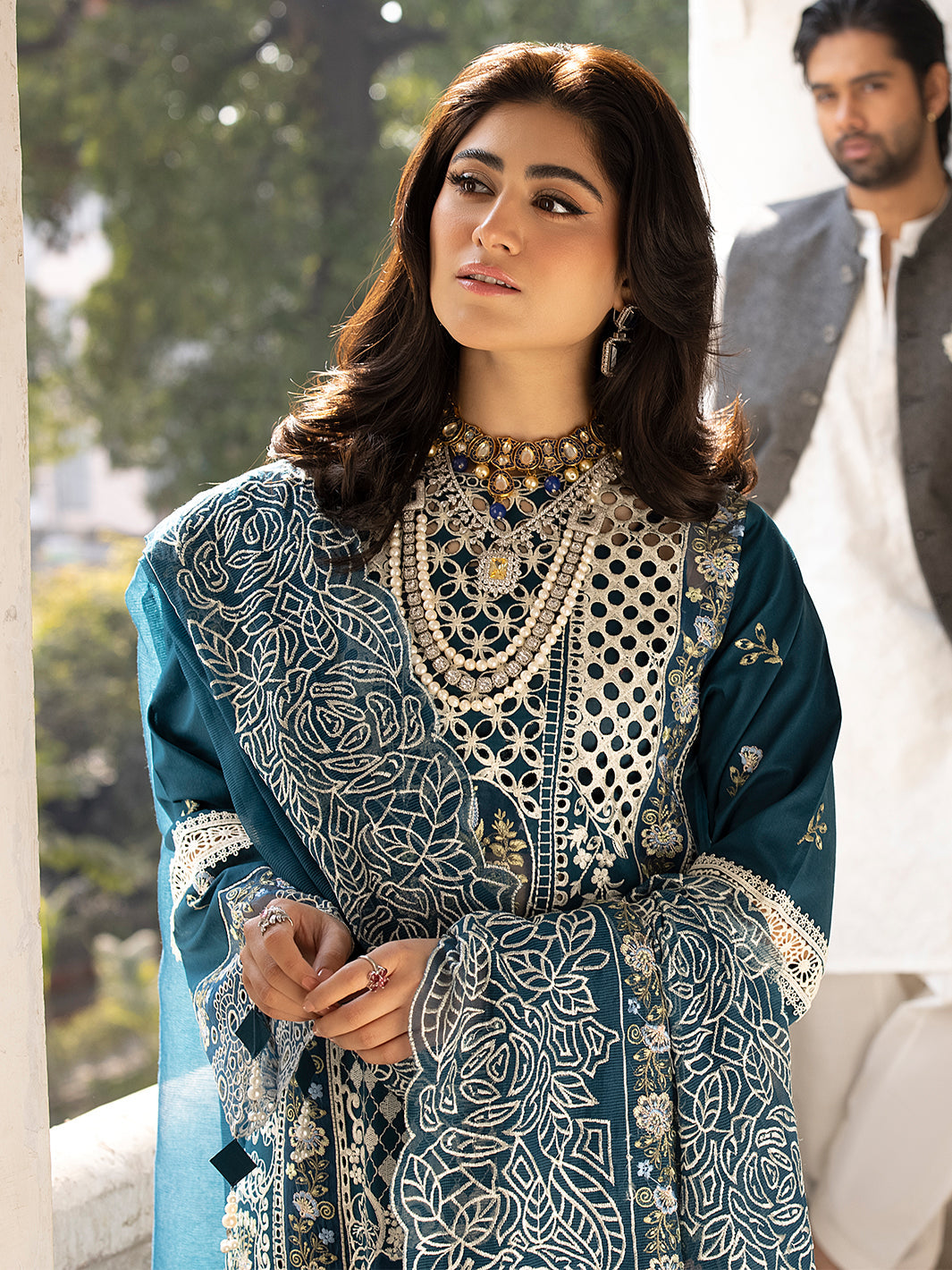 MAHNUR | SELENE | UNSTITCHED LAWN 3PC