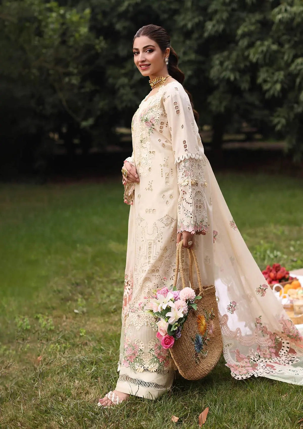 KAHF | SHIREEN | UNSTITCHED LAWN 3PC