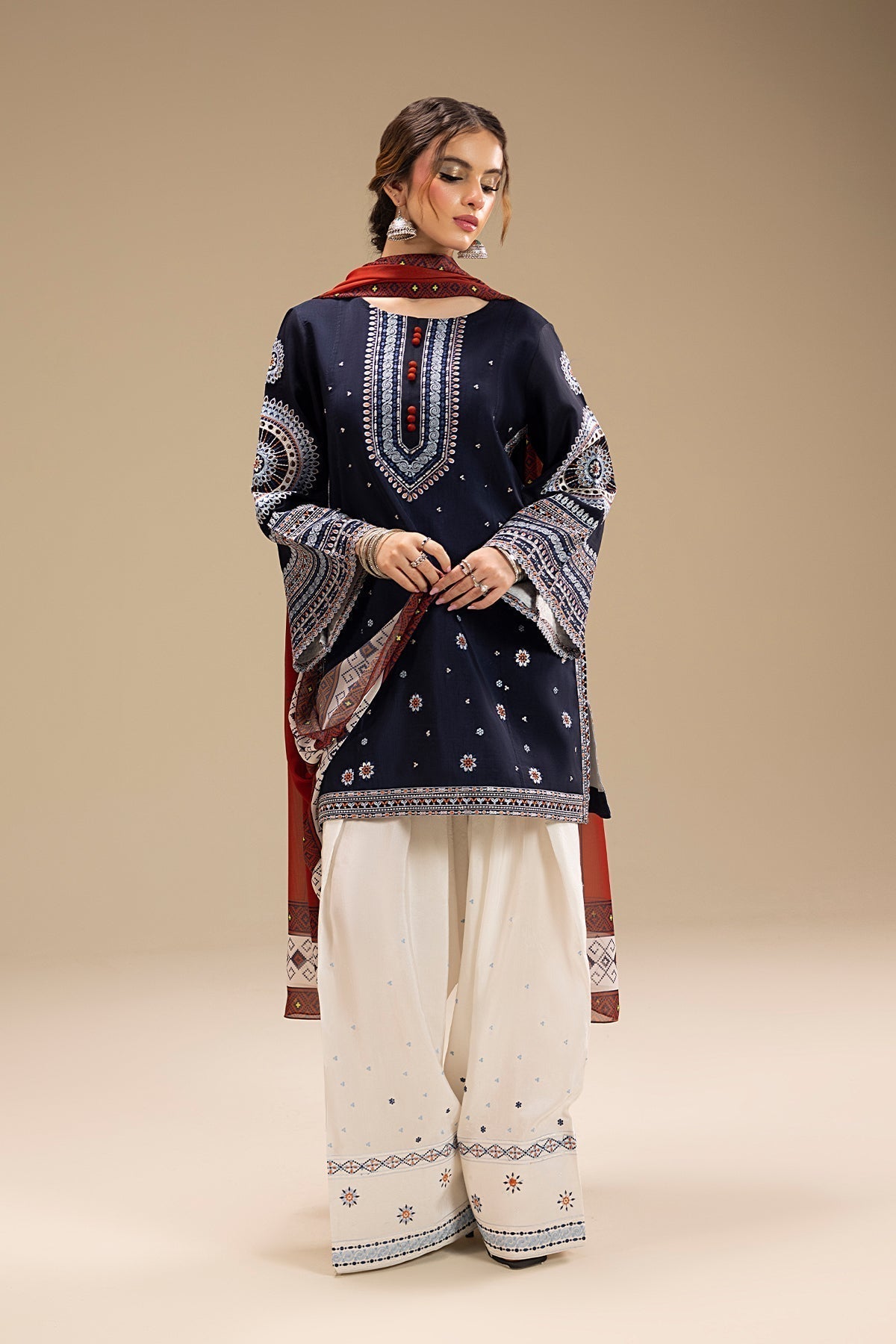 BAROQUE | UNSTITCHED LAWN 3PC