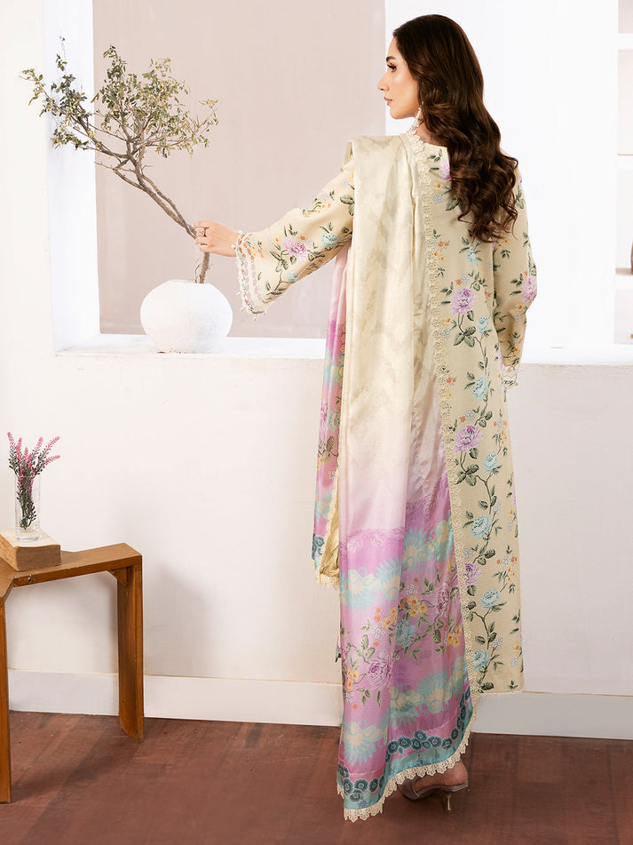 BIN ILYAS | NOURA | UNSTITCHED SUMMER LAWN 3PC