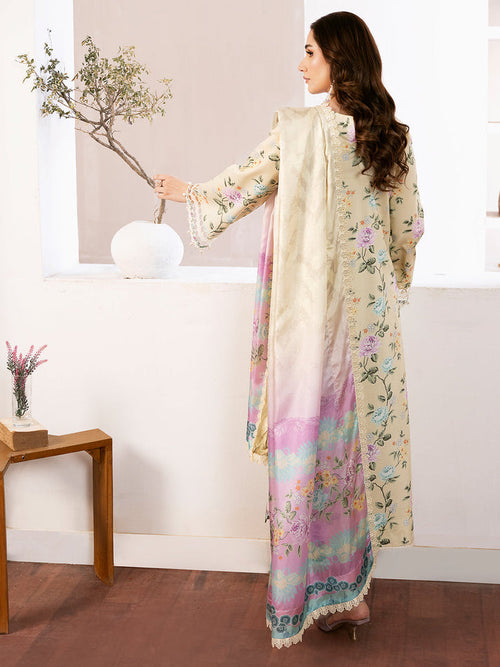 BIN ILYAS | NOURA | UNSTITCHED SUMMER LAWN 3PC