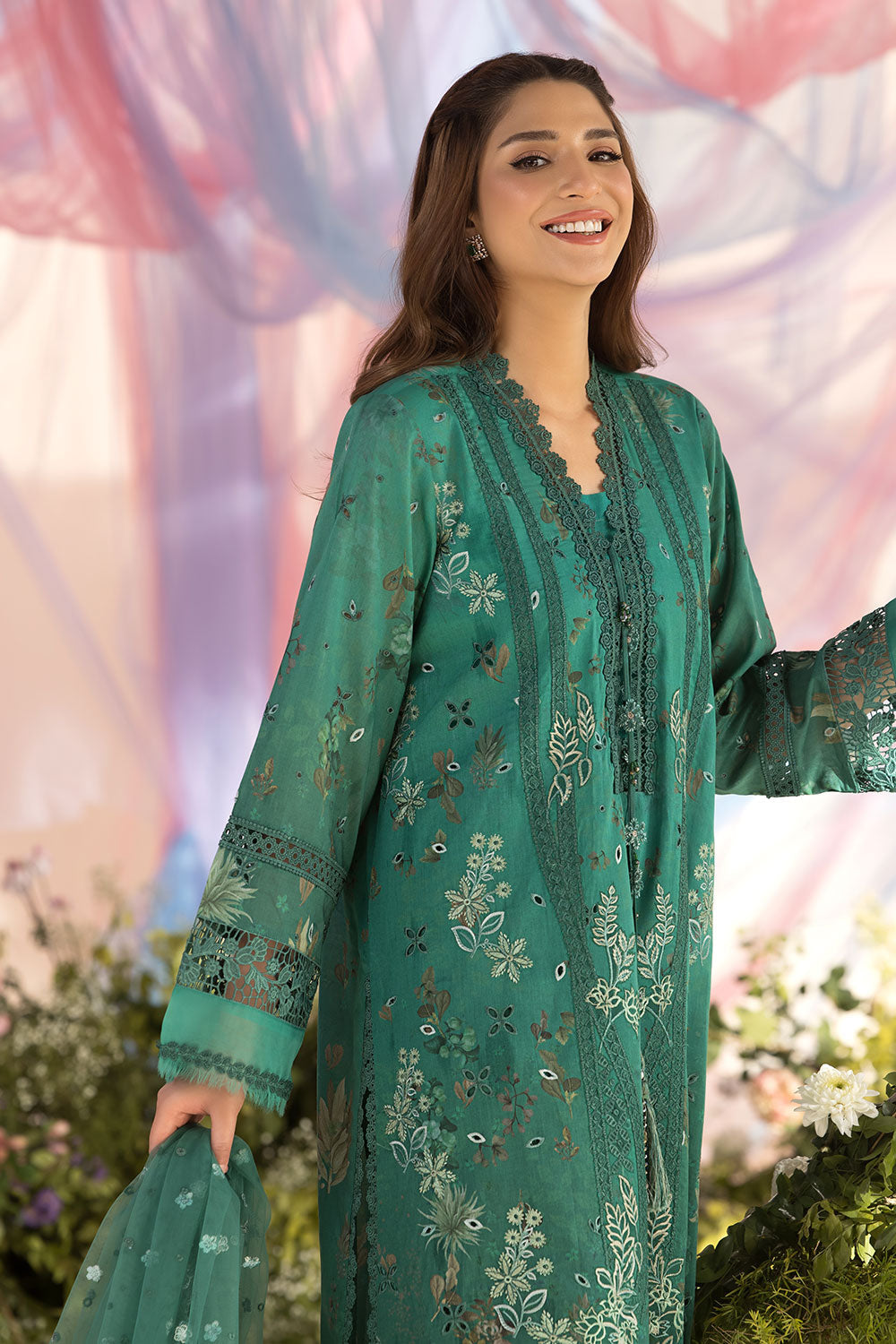SOBIA NAZIR |UNSTITCHED LAWN 3PC | EID COLLECTION 2025