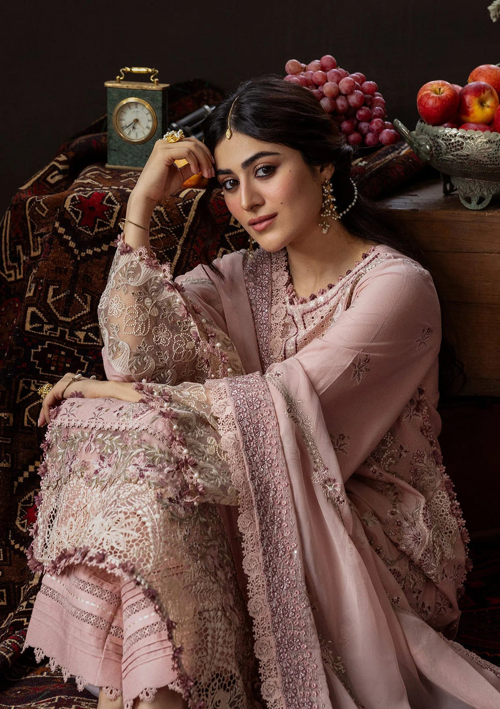 KAHF | ROSABELLE | UNSTITCHED LAWN 3PC