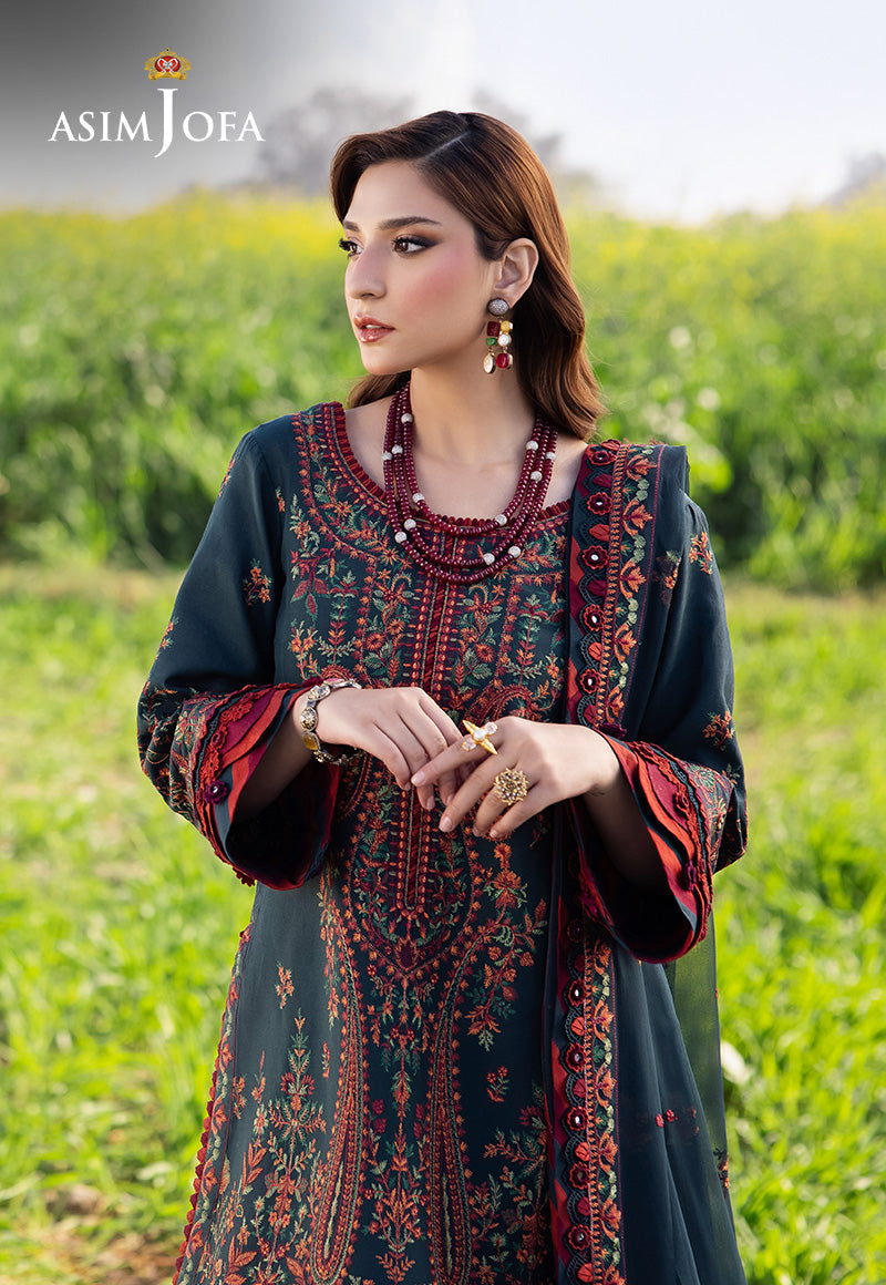 ASIM JOFA | AJELLD | UNSTITCHED LAWN 3PC