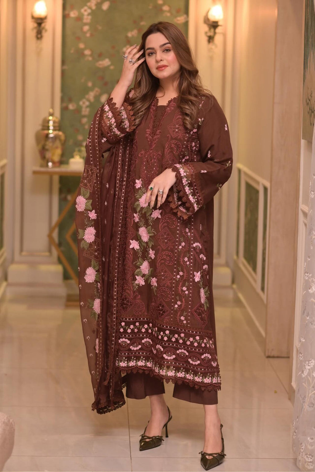 ANEELA’S | UNSTITCHED LAWN 3PC