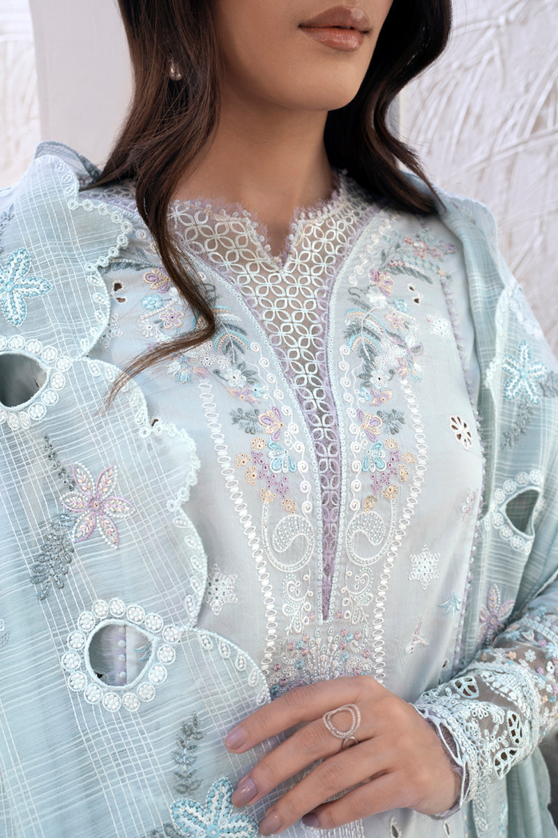 QALAMKAR | LUNE | UNSTITCHED LAWN 3PC