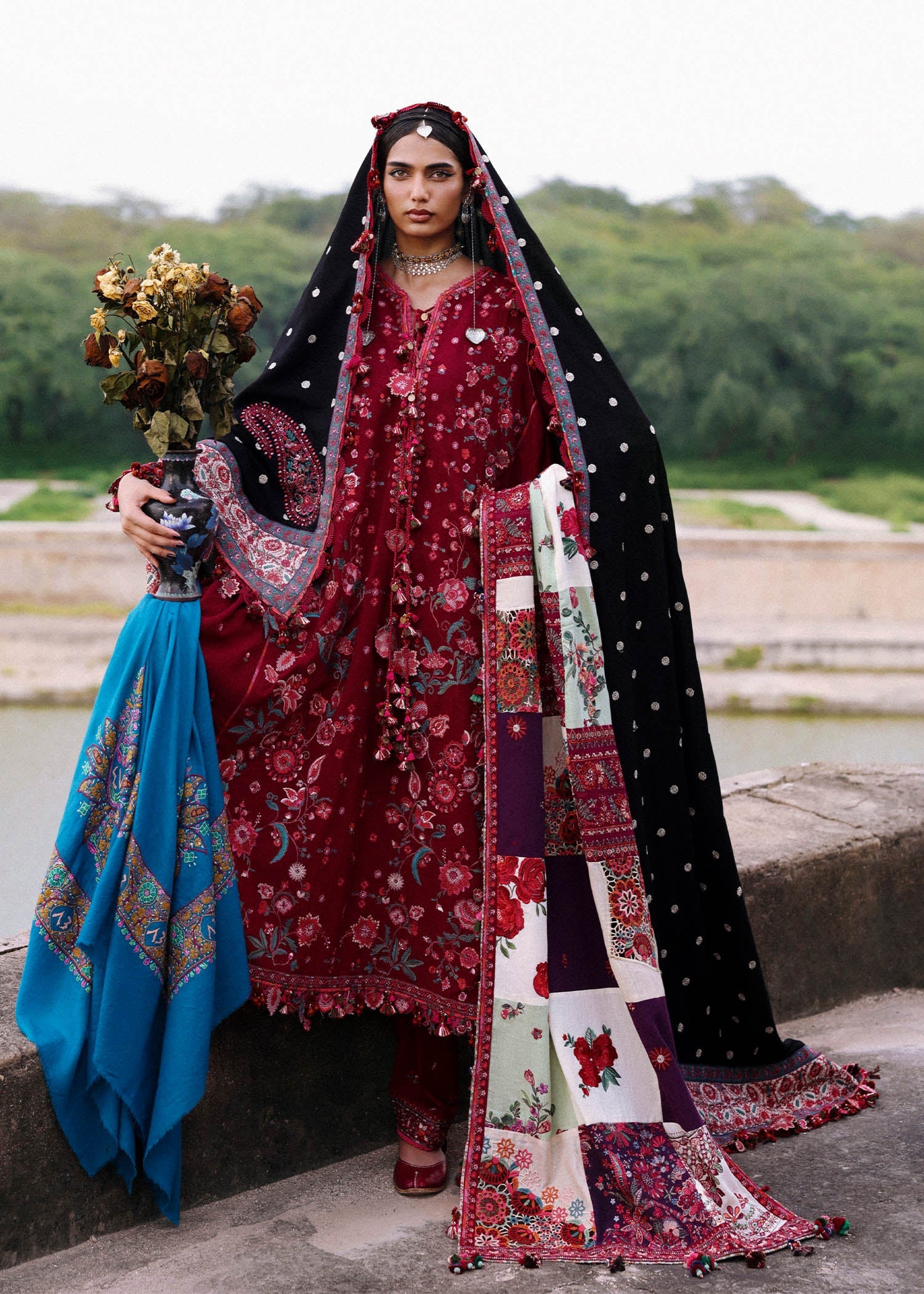 HUSSAIN REHAR | Pankhuri | UNSTITCHED LAWN 3PC