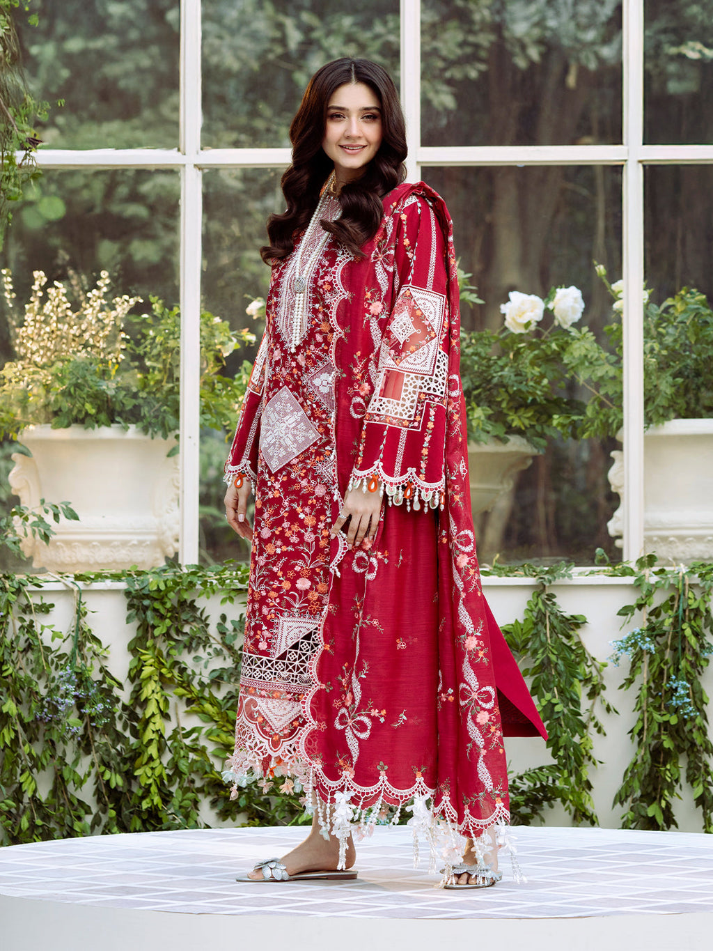 BIN ILYAS | UNSTITCHED LAWN 3PC