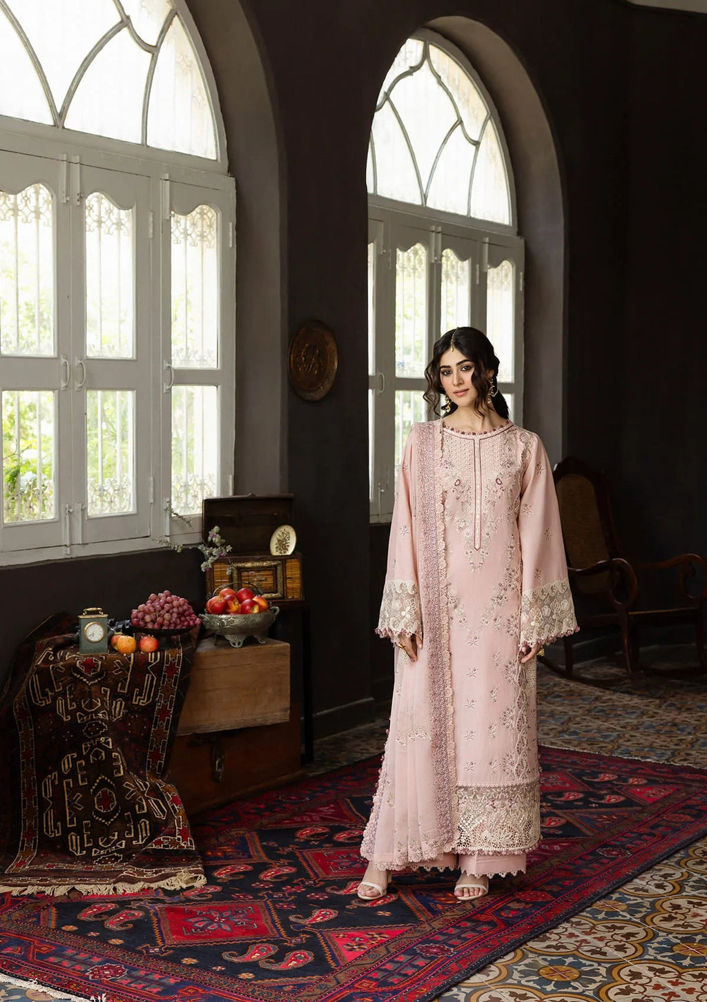 KAHF | ROSABELLE | UNSTITCHED LAWN 3PC