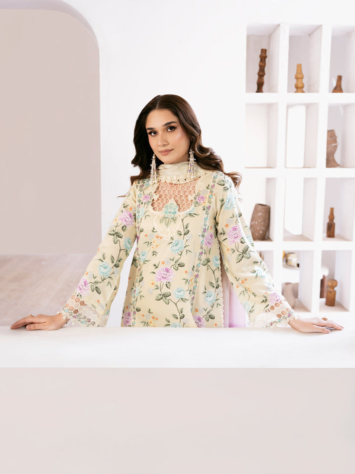 BIN ILYAS | NOURA | UNSTITCHED SUMMER LAWN 3PC