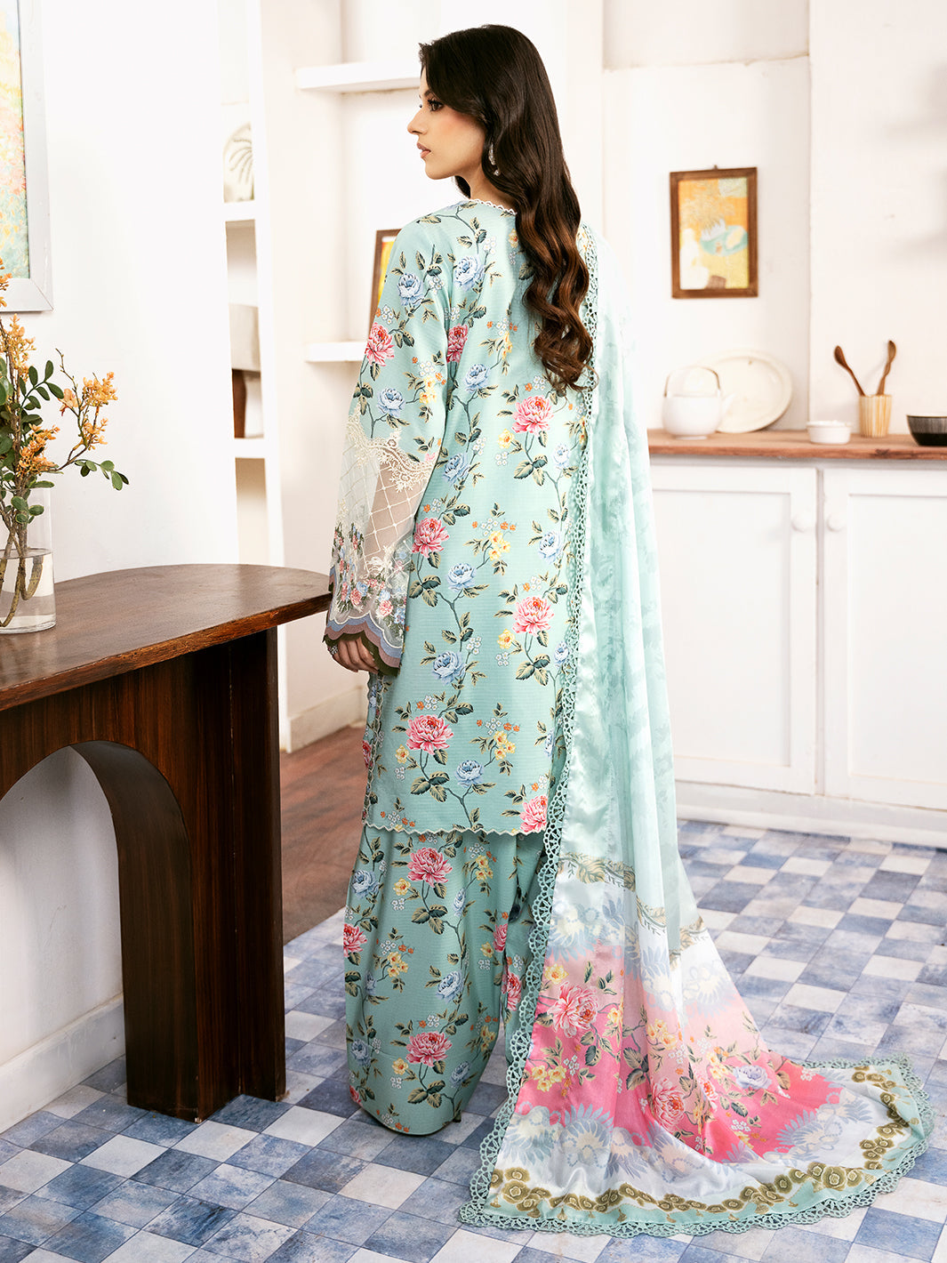 BIN ILYAS | UNSTITCHED SUMMER LAWN 3PC