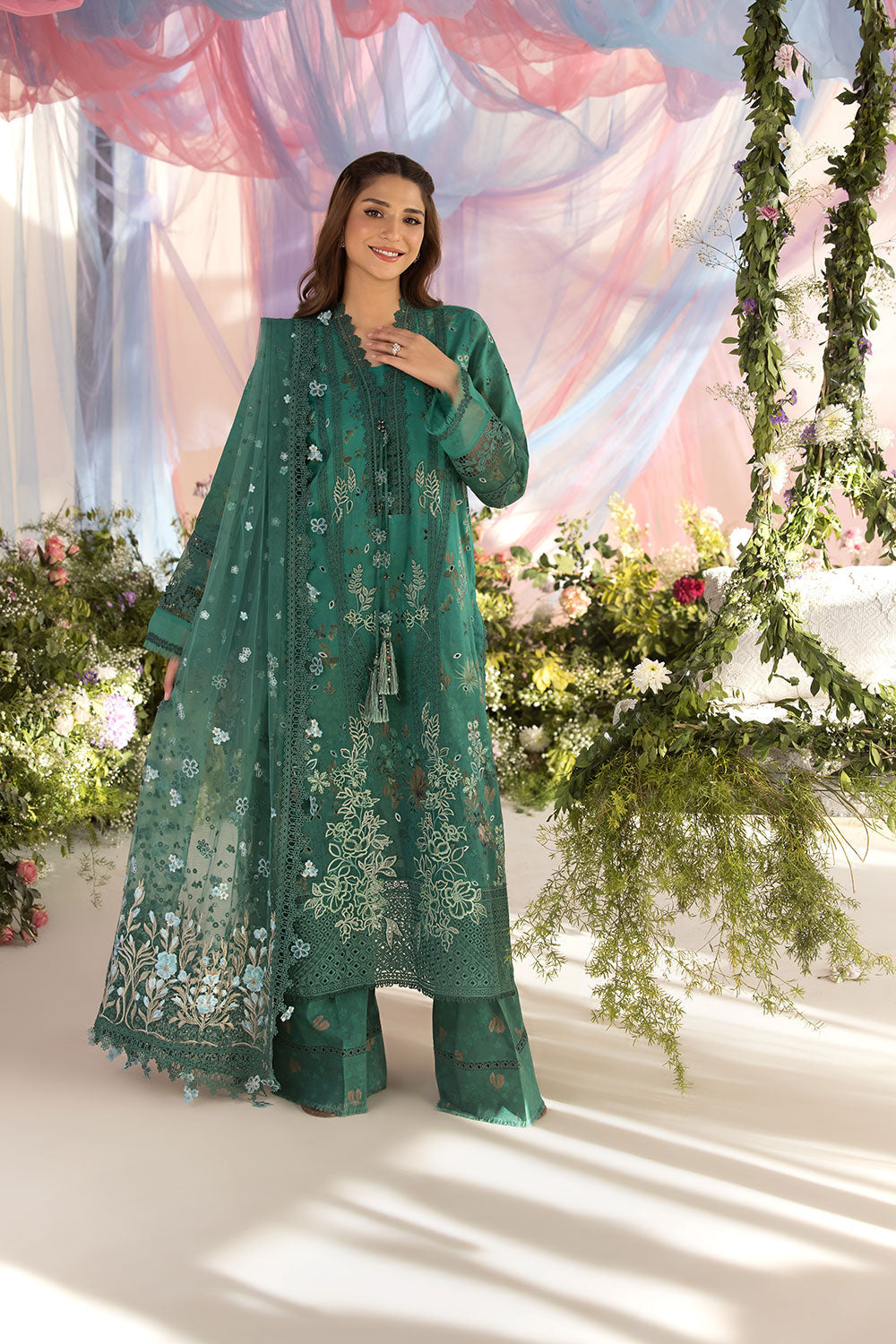SOBIA NAZIR |UNSTITCHED LAWN 3PC | EID COLLECTION 2025