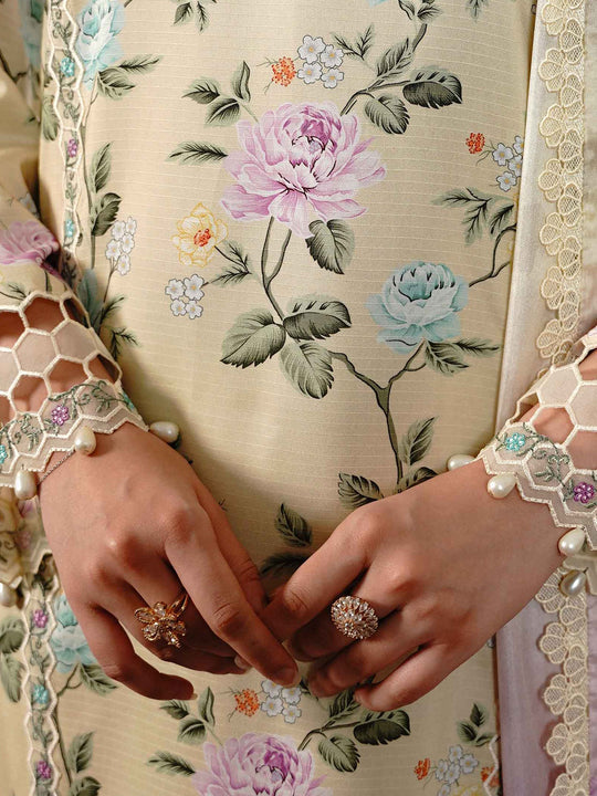 BIN ILYAS | NOURA | UNSTITCHED SUMMER LAWN 3PC