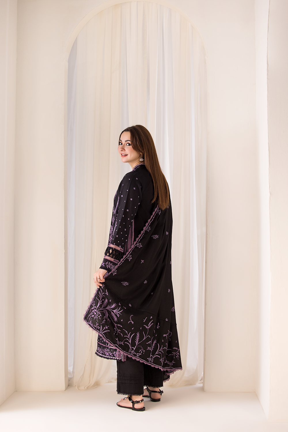 SOBIA NAZIR | UNSTITCHED LAWN EMBROIDERED 3PC